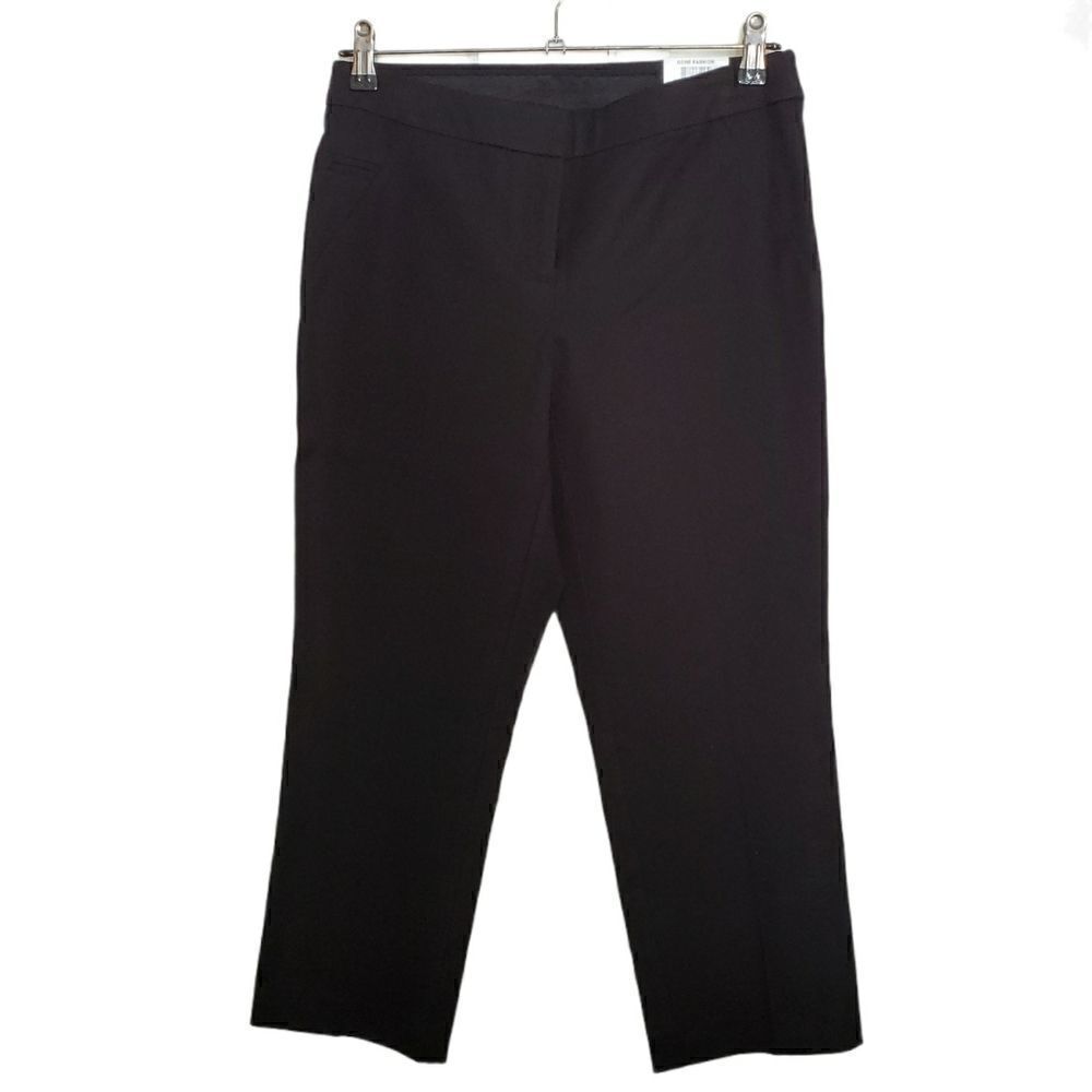 Alfani Capri Comfort Elastic Waist Black Pants
